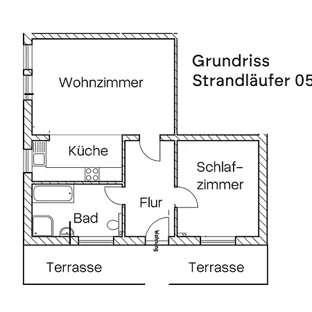 Strandlaeufer 05 公寓